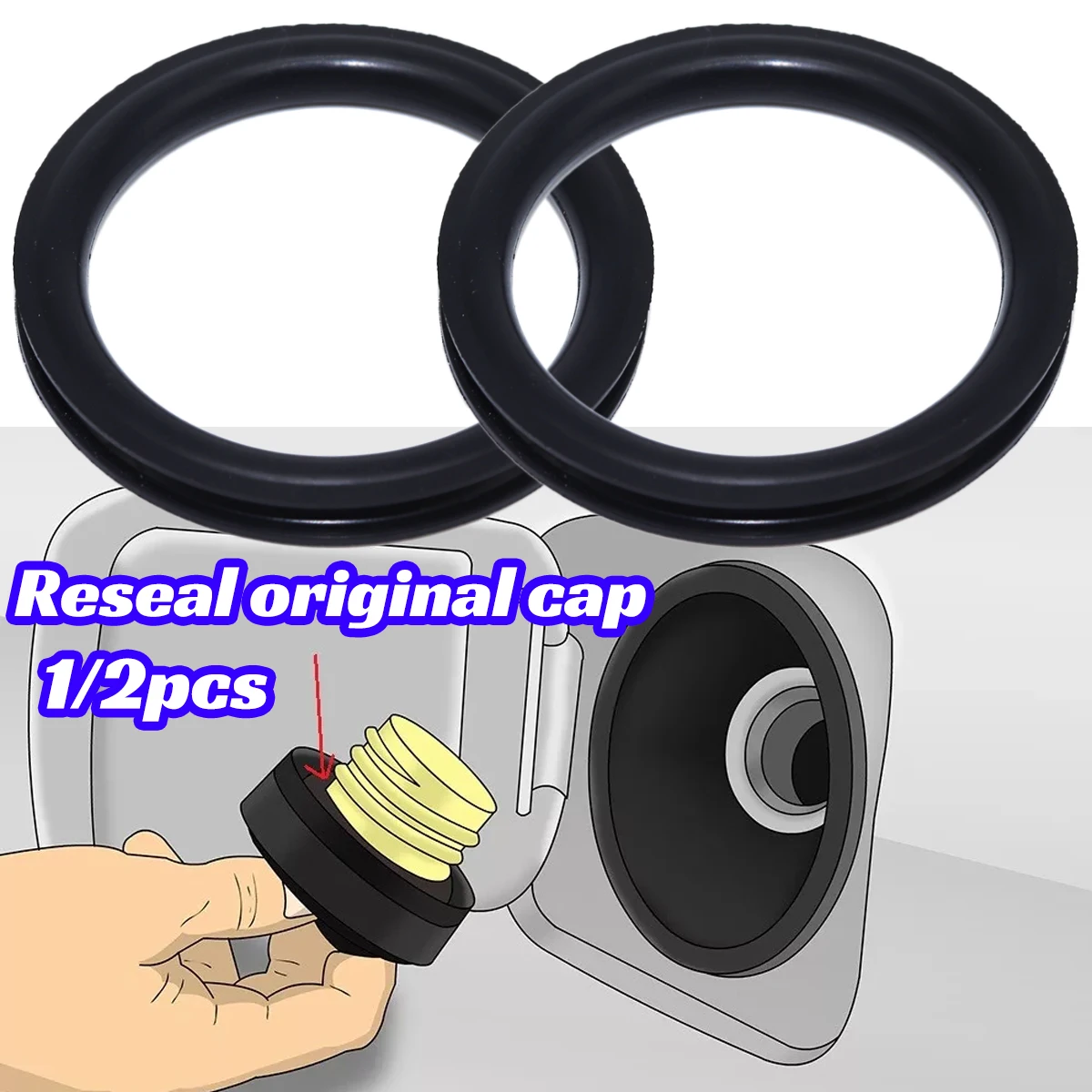 1/2 Stück Tankdeckeldichtung f – Tank O-Ring Seal Bewertung und Preis