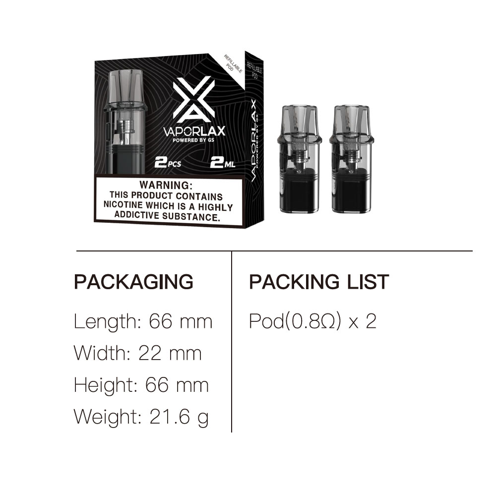 Vaporlax Nano Patrone 2ml mit  – Vape Coil Replacement Bewertung und Preis