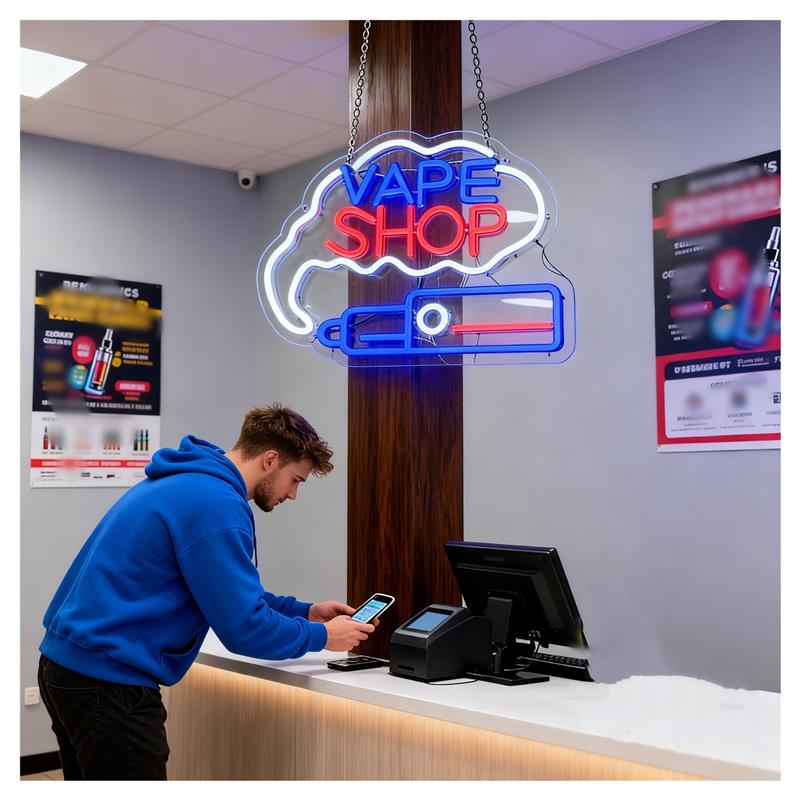 Neon-Schild für Vape-Shop, USB – Vaping Shop Bewertung und Preis