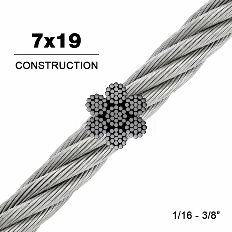 Drahtseil 7 x 19 Durchmesser 3 – Stainless Wire Ss316 Bewertung und Preis